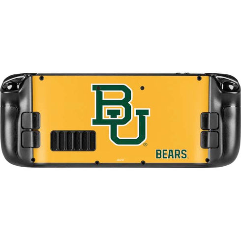 Baylor University BU Yellow Steam Deck Handheld Gaming Computer Skin