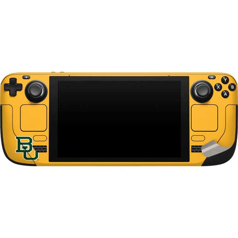 Baylor University BU Yellow Steam Deck Handheld Gaming Computer Skin