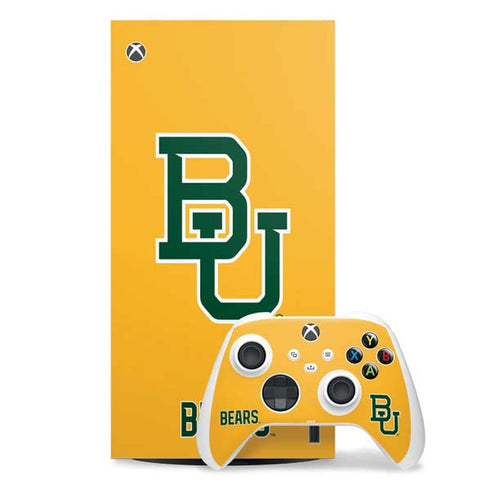 Baylor University BU Yellow Xbox Series X Skins