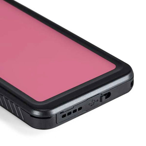 Bubble Gum Pink Galaxy S24 Waterproof Case
