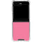 Bubble Gum Pink Galaxy Z Flip6 Clear Case