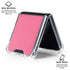 Bubble Gum Pink Galaxy Z Flip6 Clear Case