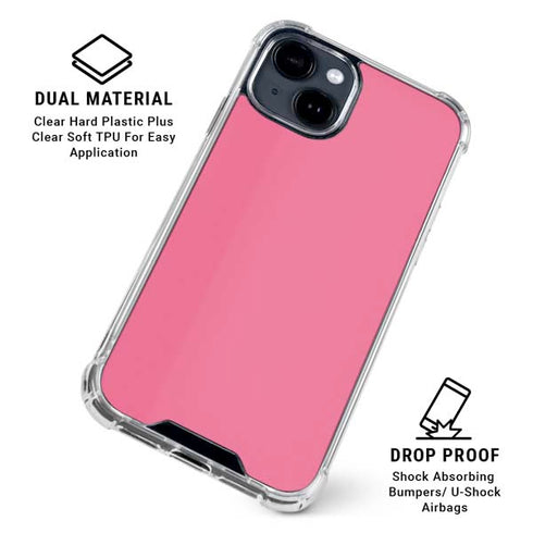 Bubble Gum Pink iPhone 15 Clear Case