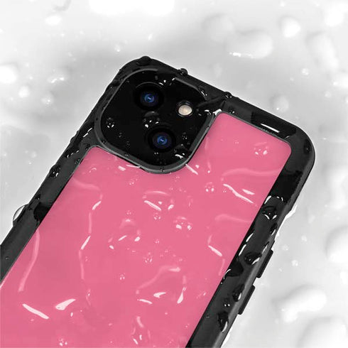 Bubble Gum Pink iPhone 15 Plus Waterproof Case
