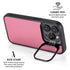 Bubble Gum Pink iPhone 15 Pro Max Kickstand Case