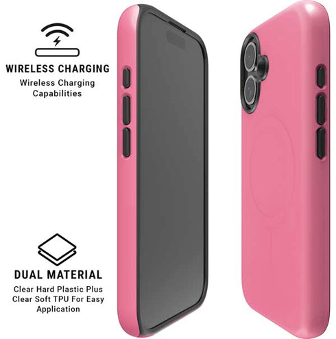 Bubble Gum Pink iPhone 16 Plus Magsafe Impact Case