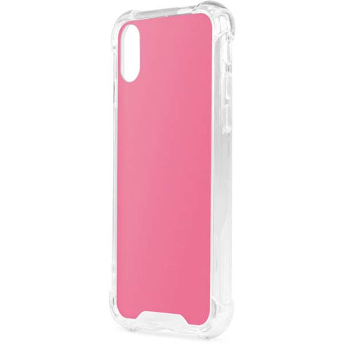 Bubble Gum Pink iPhone XS Clear Case