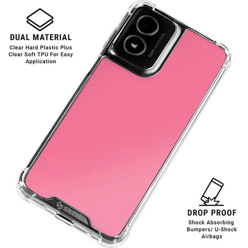 Bubble Gum Pink Moto G Power 5G (2024) Clear Case