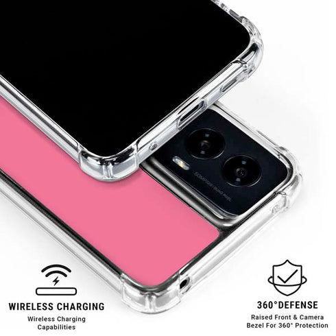 Bubble Gum Pink Moto G Power 5G (2024) Clear Case