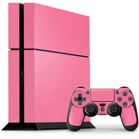 Bubble Gum Pink PlayStation PS4 Skins