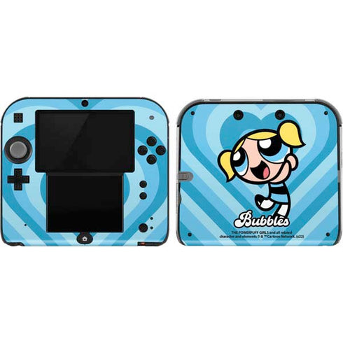 Cartoon Network Powerpuff Girls Bubbles Blue Hearts Nintendo Skins