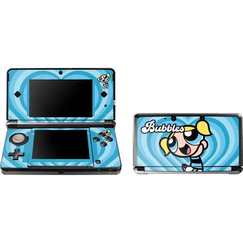 Cartoon Network Powerpuff Girls Bubbles Blue Hearts Nintendo Skins
