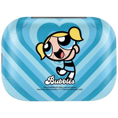 Cartoon Network Powerpuff Girls Bubbles Blue Hearts Amazon Echo Buds Skin