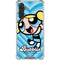 Cartoon Network Powerpuff Girls Bubbles Blue Hearts Galaxy A17 Clear Case
