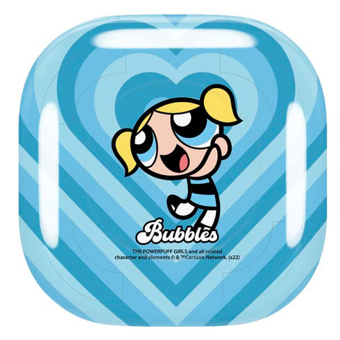 Cartoon Network Powerpuff Girls Bubbles Blue Hearts Galaxy Buds Live Skin