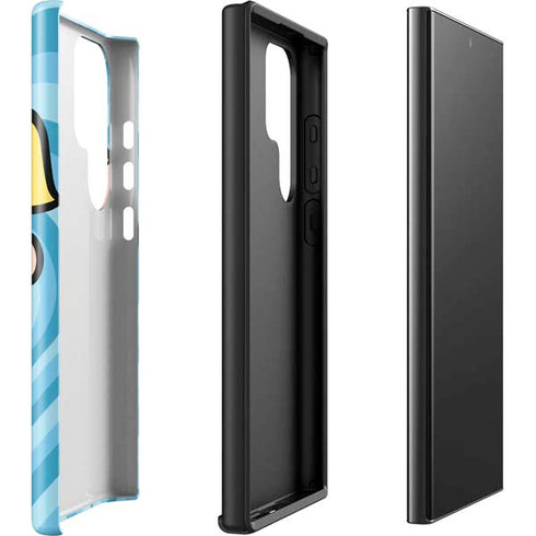 Cartoon Network Powerpuff Girls Bubbles Blue Hearts Galaxy S23 Ultra Pro Case