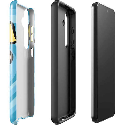 Cartoon Network Powerpuff Girls Bubbles Blue Hearts Galaxy S25 Impact Case