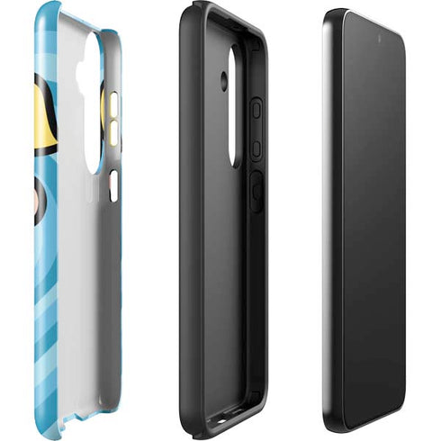 Cartoon Network Powerpuff Girls Bubbles Blue Hearts Galaxy S25 Plus Impact Case