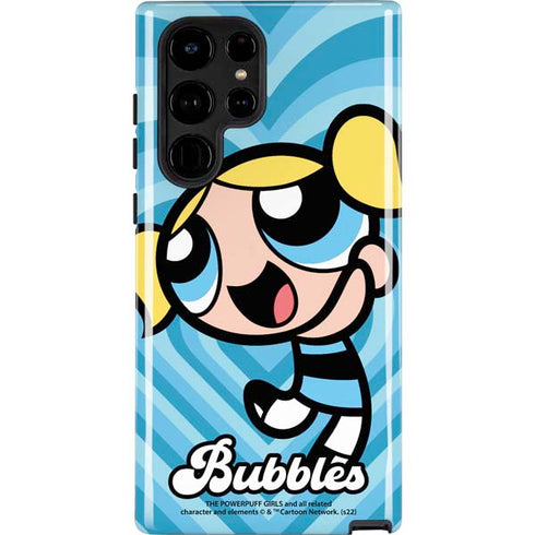 Cartoon Network Powerpuff Girls Bubbles Blue Hearts Galaxy Cases