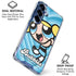 Cartoon Network Powerpuff Girls Bubbles Blue Hearts Galaxy S25 Plus Clear Case