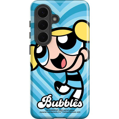 Cartoon Network Powerpuff Girls Bubbles Blue Hearts Galaxy S26 Plus Impact Case