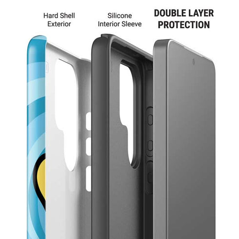 Cartoon Network Powerpuff Girls Bubbles Blue Hearts Galaxy S26 Ultra Impact Case