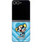 Cartoon Network Powerpuff Girls Bubbles Blue Hearts Galaxy Z Flip6 Skin