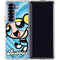 Cartoon Network Powerpuff Girls Bubbles Blue Hearts Galaxy Z Fold6 Clear Case