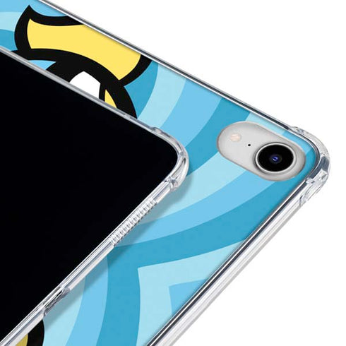 Cartoon Network Powerpuff Girls Bubbles Blue Hearts iPad 11th Gen (2025) Clear Case