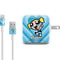 Cartoon Network Powerpuff Girls Bubbles Blue Hearts iPad Charger (10W USB) Skin