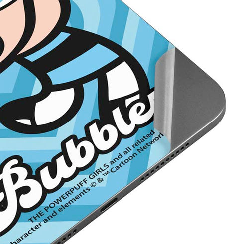 Cartoon Network Powerpuff Girls Bubbles Blue Hearts Apple iPad Mini Skin