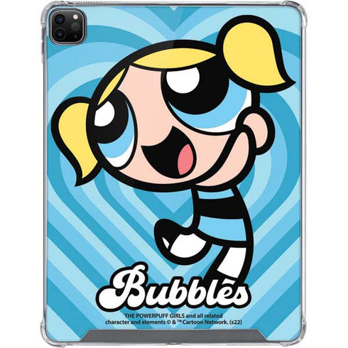 Cartoon Network Powerpuff Girls Bubbles Blue Hearts iPad Cases