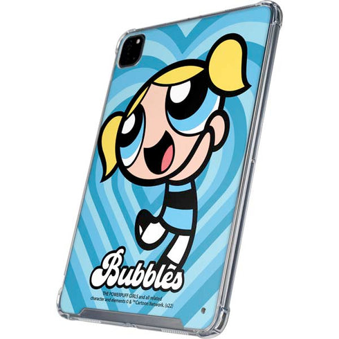 Cartoon Network Powerpuff Girls Bubbles Blue Hearts iPad Cases