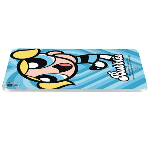 Cartoon Network Powerpuff Girls Bubbles Blue Hearts iPad Pro 13in M4 (2024) Skin