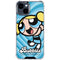 Cartoon Network Powerpuff Girls Bubbles Blue Hearts iPhone 15 Clear Case