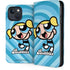 Cartoon Network Powerpuff Girls Bubbles Blue Hearts iPhone 15 Plus Folio Case