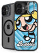 Cartoon Network Powerpuff Girls Bubbles Blue Hearts iPhone 16 Kickstand Case