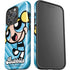 Cartoon Network Powerpuff Girls Bubbles Blue Hearts iPhone 16 Pro Impact Case