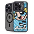 Cartoon Network Powerpuff Girls Bubbles Blue Hearts iPhone 16 Pro Kickstand Case