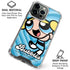 Cartoon Network Powerpuff Girls Bubbles Blue Hearts iPhone 16 Pro Max Clear Case