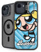 Cartoon Network Powerpuff Girls Bubbles Blue Hearts iPhone 16e Kickstand Case