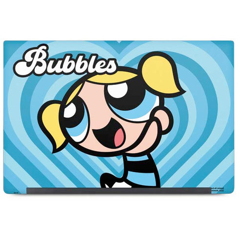 Cartoon Network Powerpuff Girls Bubbles Blue Hearts Dell Latitude Skin