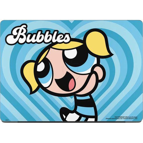 Cartoon Network Powerpuff Girls Bubbles Blue Hearts Apple MacBook Pro 14-inch Skin