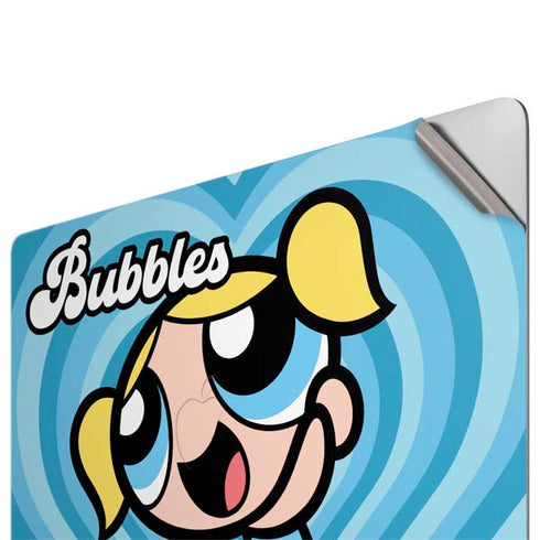 Cartoon Network Powerpuff Girls Bubbles Blue Hearts Apple MacBook Pro 16-inch Skin