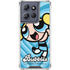 Cartoon Network Powerpuff Girls Bubbles Blue Hearts Moto G 5G (2025) Clear Case