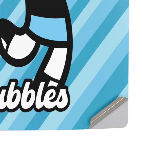 Cartoon Network Powerpuff Girls Bubbles Blue Hearts PS5 Pro Console Skin