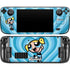 Cartoon Network Powerpuff Girls Bubbles Blue Hearts Steam Deck Handheld Gaming Computer OLED Skin