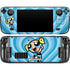 Cartoon Network Powerpuff Girls Bubbles Blue Hearts Steam Deck Handheld Gaming Computer Skin