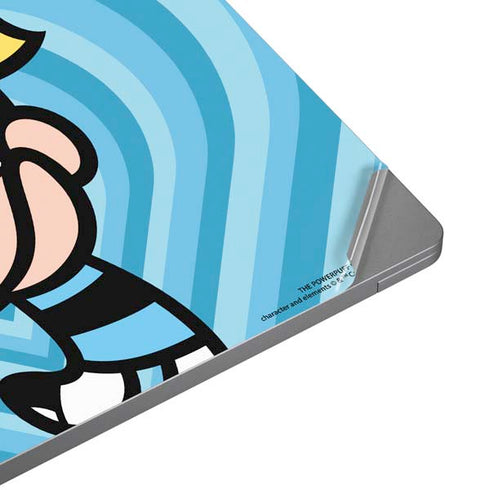 Cartoon Network Powerpuff Girls Bubbles Blue Hearts Laptop Skins