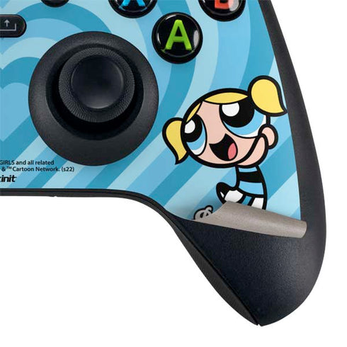 Cartoon Network Powerpuff Girls Bubbles Blue Hearts XBox Series X Digital Edition Bundle Skin